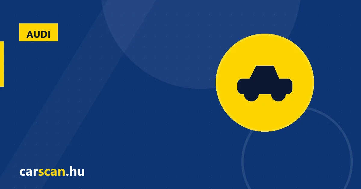 Audi A4 / A5 / A6 / A7 / A8 MHEV helyszíni állapotfelmérése vásárlás előtt